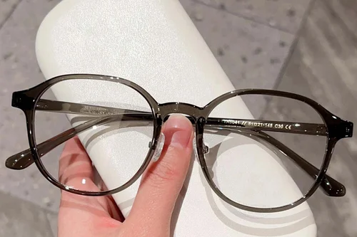 Lunettes ovales vertes TR90 #BS423-0360
