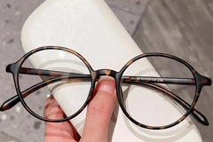 Ronde bril met schildpadmotief TR90 #BS423-0372