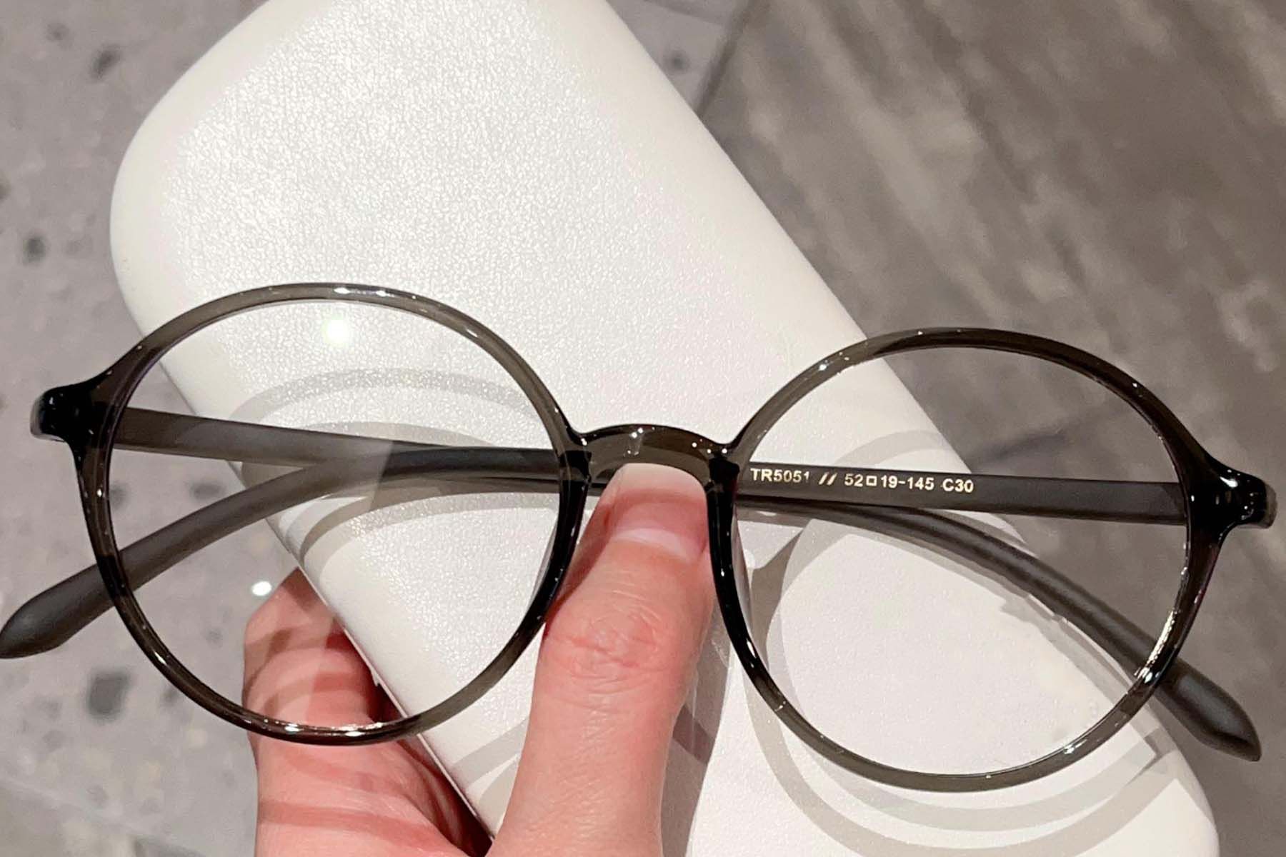 Round Green TR90 Glasses #BS423-0373