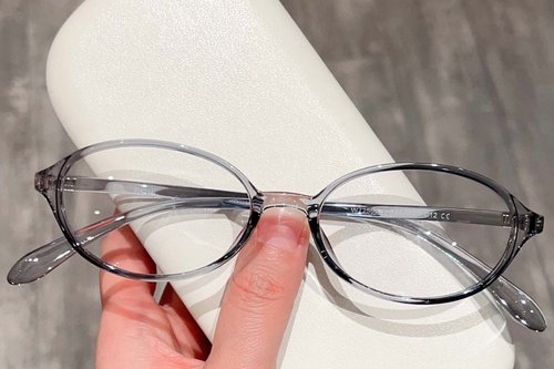Lunettes ovales grises TR90 #BS423-0380