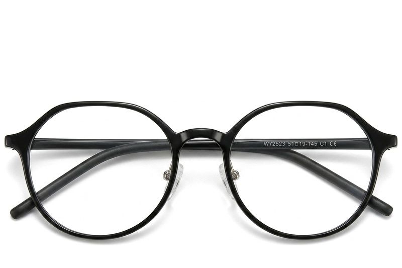 Oval Black TR90 Glasses #BS423-0381
