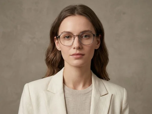 Lunettes ovales grises TR90 #BS423-0384