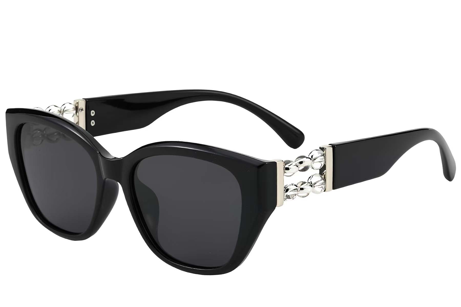 Butterfly Sonnenbrille aus schwarzem TR90 #BS423-0408