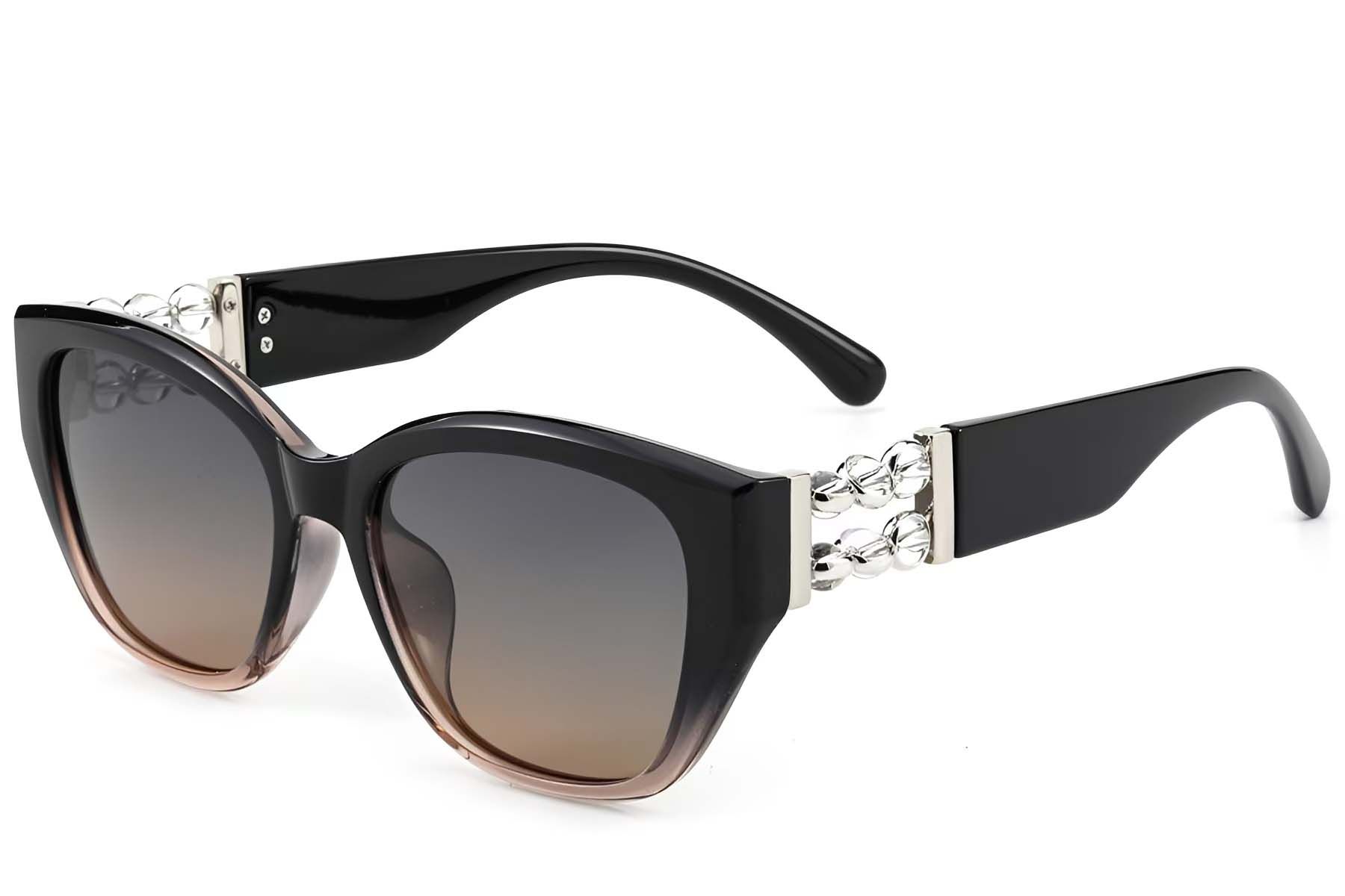 Occhiali da sole Butterfly neri in TR90 #BS423-0411