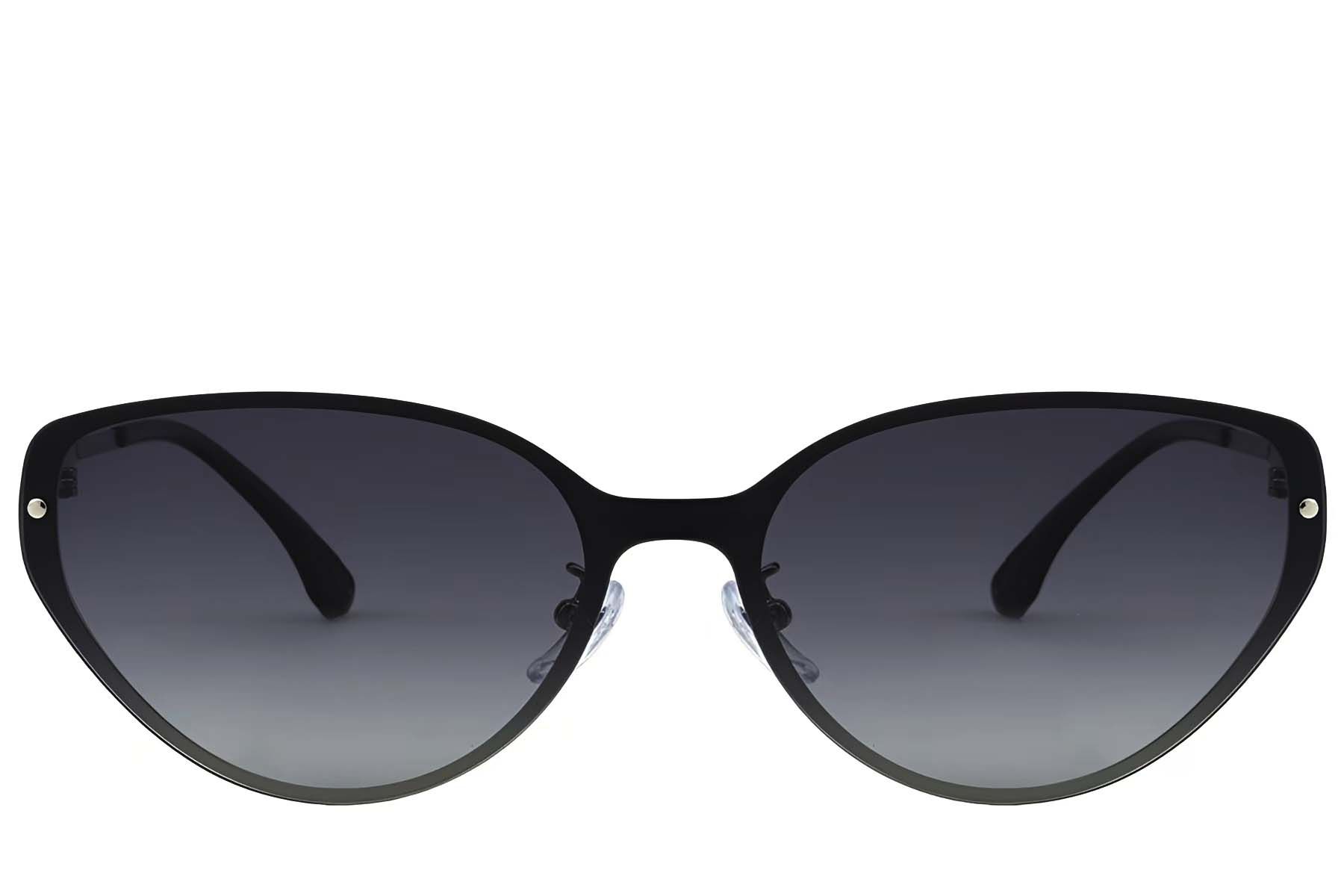 Butterfly Silver Metal Sunglasses #BS423-0413