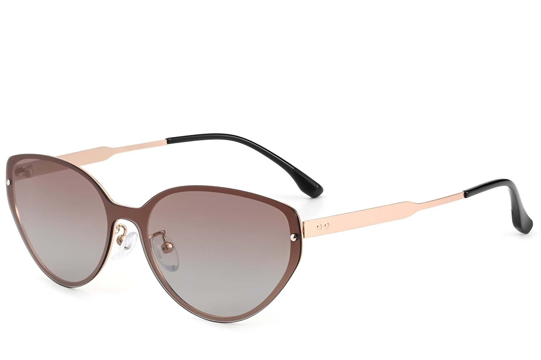 Gafas de sol metálicas rosas con forma de mariposa #BS423-0414