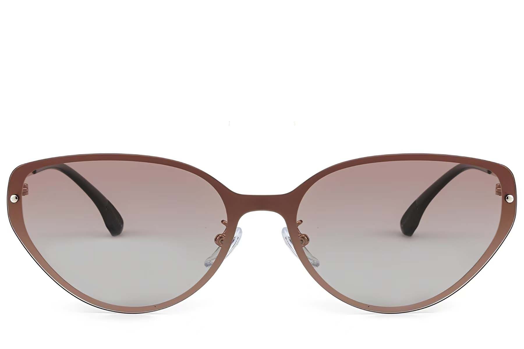 Gafas de sol metálicas rosas con forma de mariposa #BS423-0414