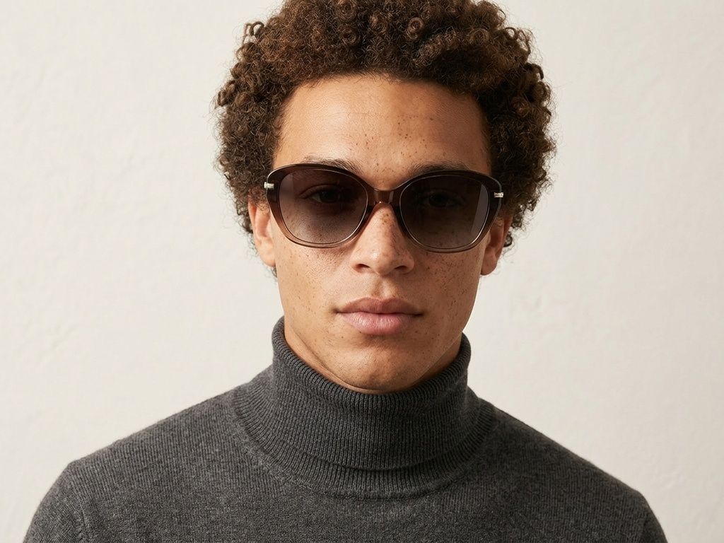 Butterfly Brown TR90 Sunglasses #BS423-0427