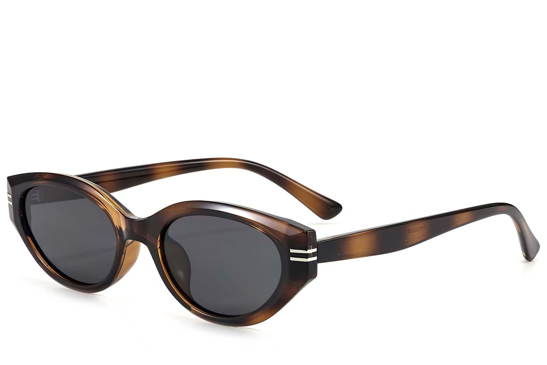 Gafas de sol ovaladas de carey TR90 #BS423-0431