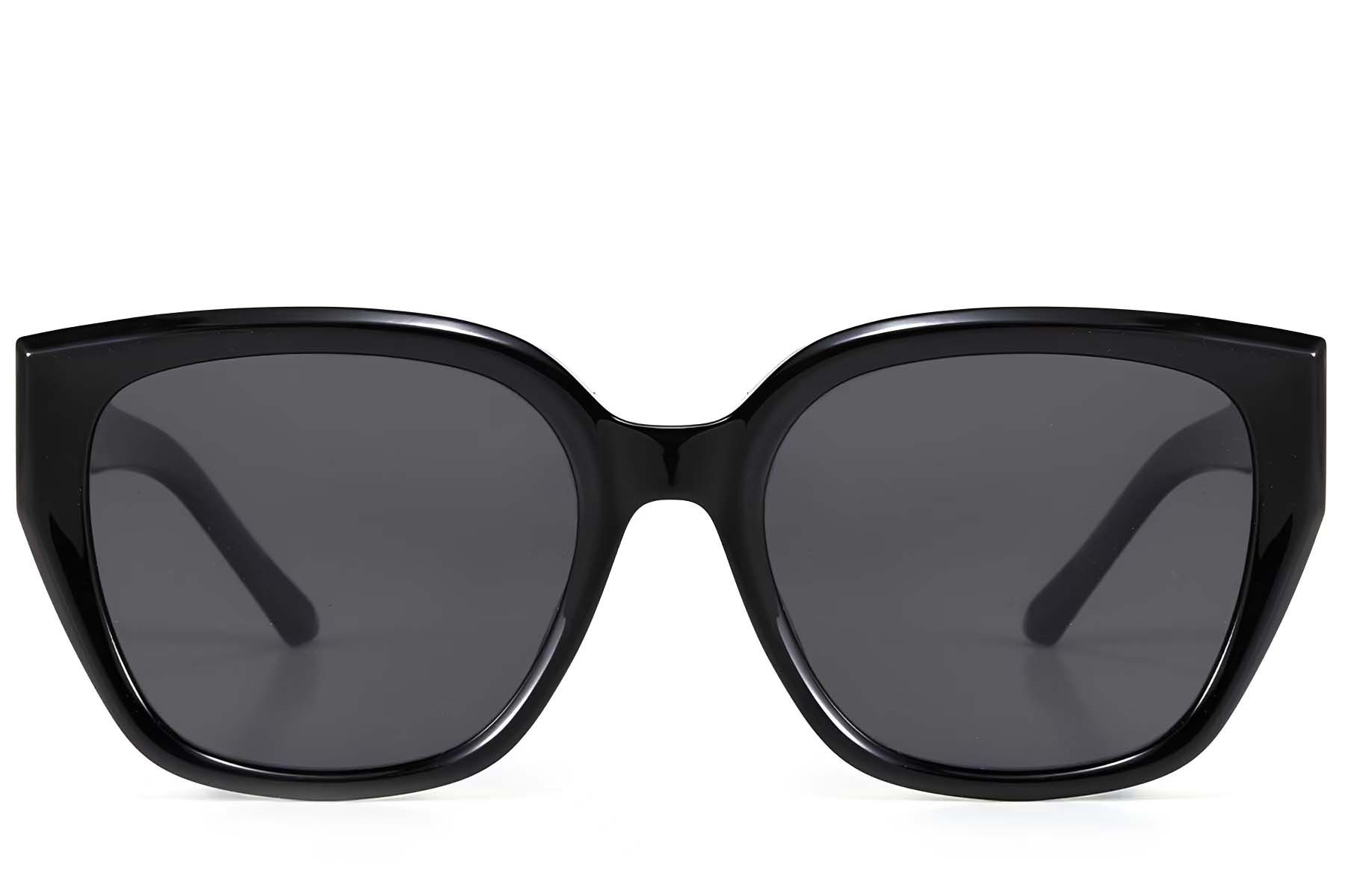 Oval Black TR90 Sunglasses #BS423-0453