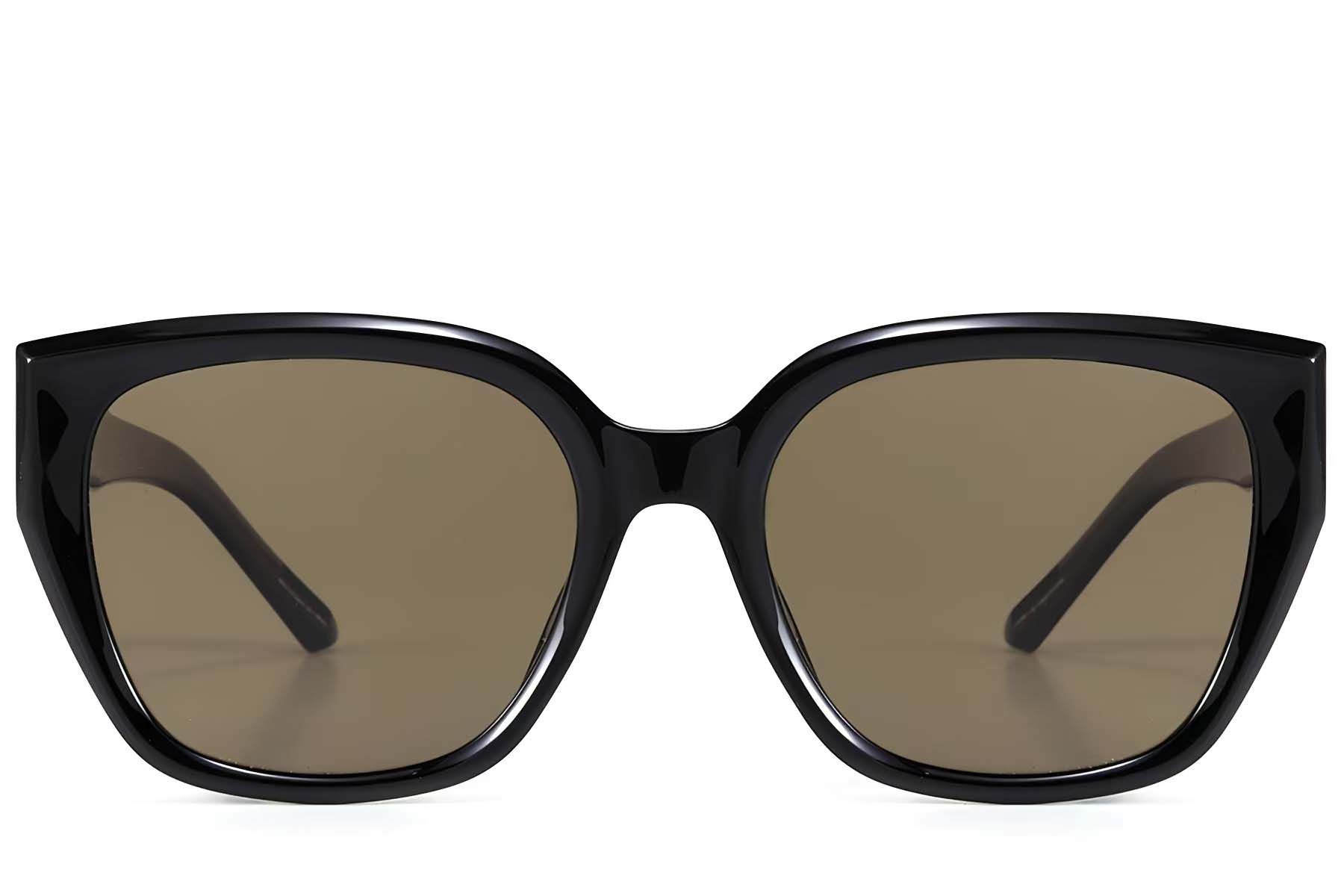 Oval Black TR90 Sunglasses #BS423-0454