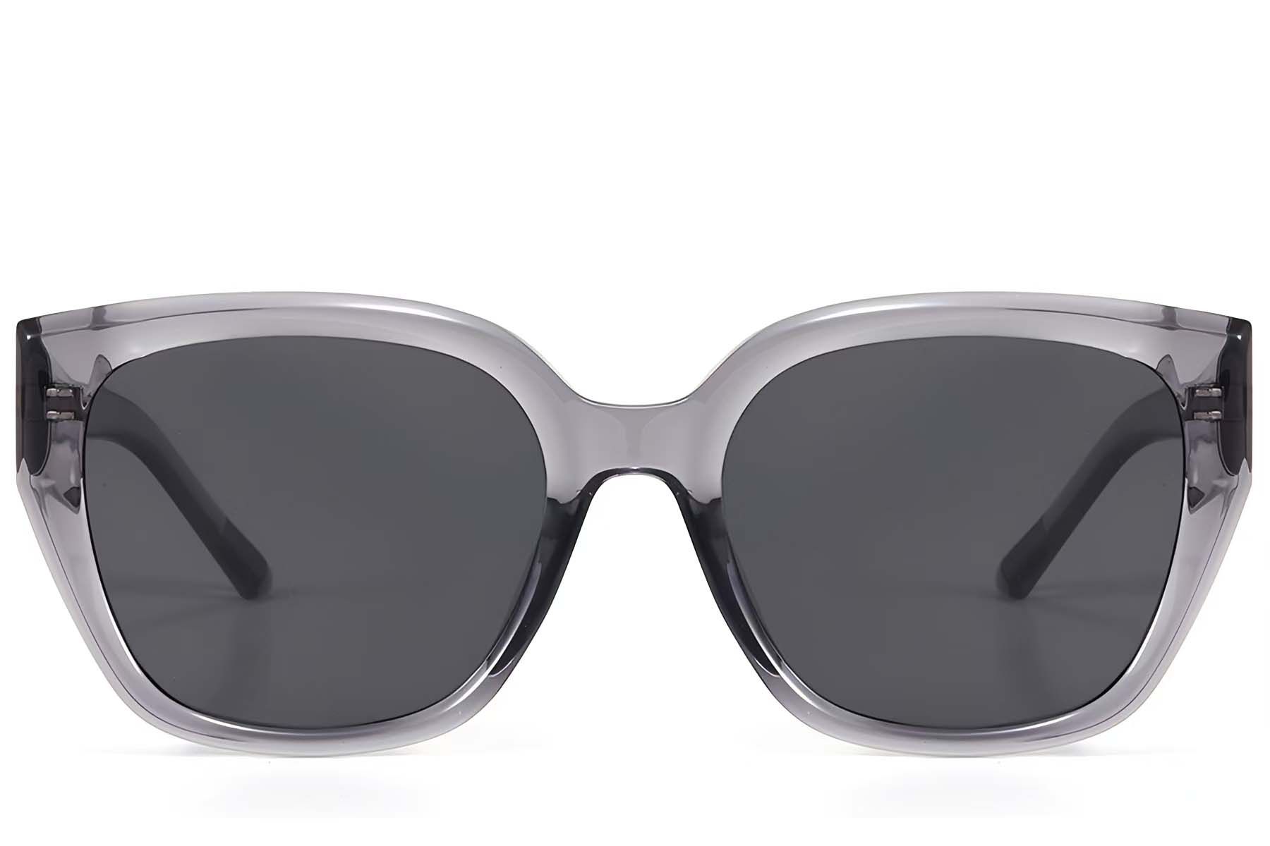 Oval Grey TR90 Sunglasses #BS423-0456