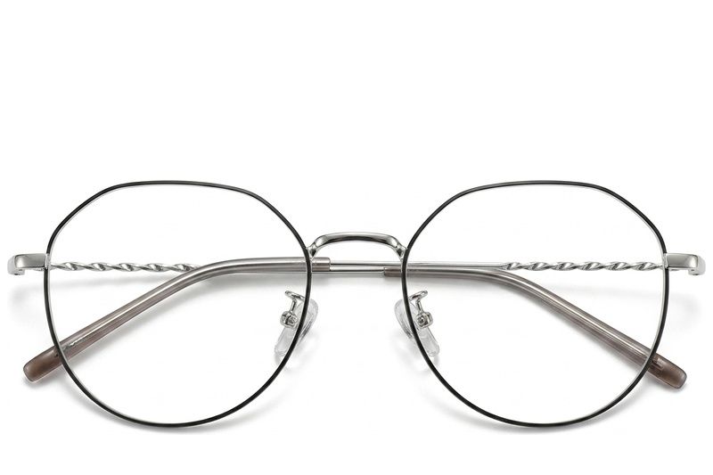 Geometric Black Metal Glasses #BS423-0474