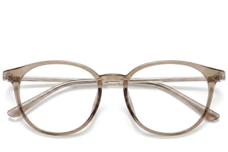 Oval Brown TR90 Glasses #BS423-0485