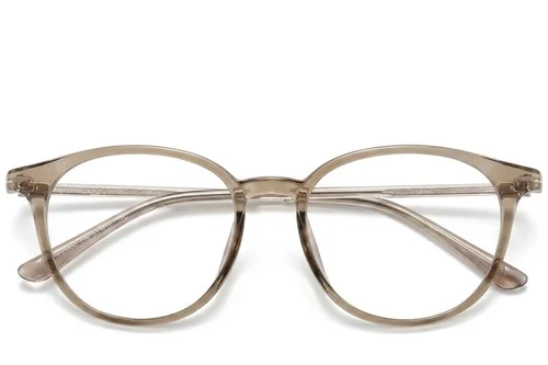 Lunettes ovales marron TR90 #BS423-0485