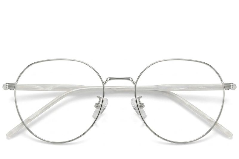 Geometric Silver Metal Glasses #BS423-0499
