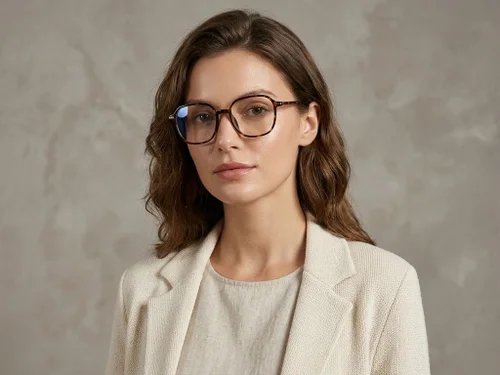 Lunettes ovales écaille TR90 #BS423-0511