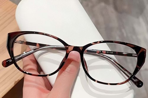 Lunettes ovales écaille TR90 #BS423-0523