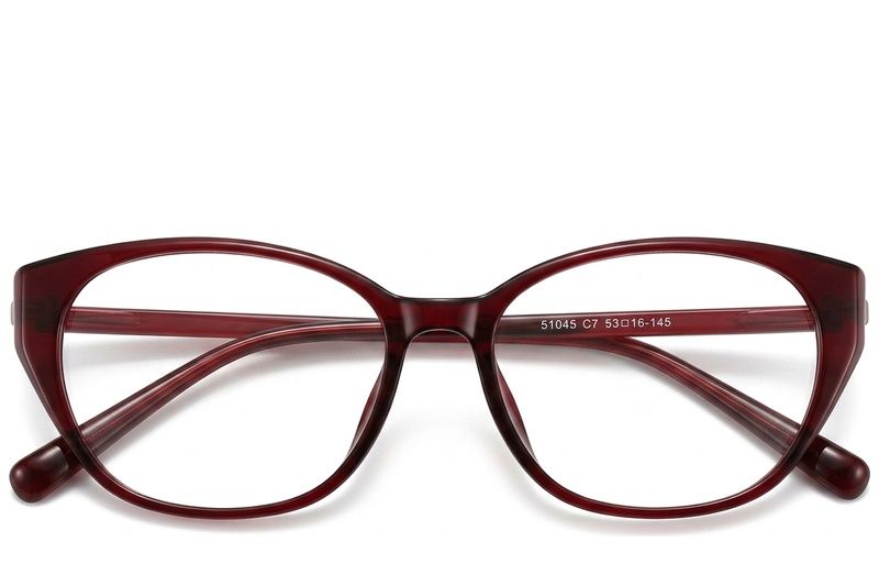 Oval Red TR90 Glasses #BS423-0525