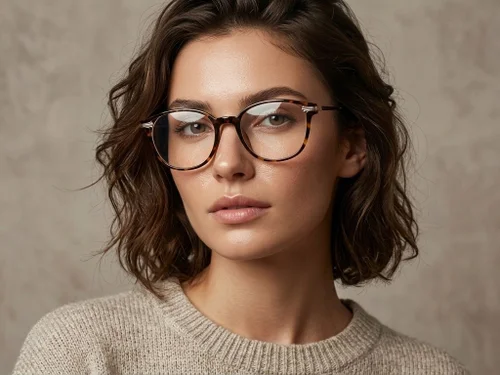 Lunettes ovales écaille TR90 #BS423-0540