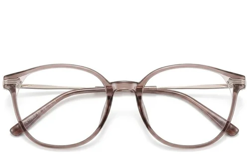 Oval Brown TR90 Glasses #BS423-0541