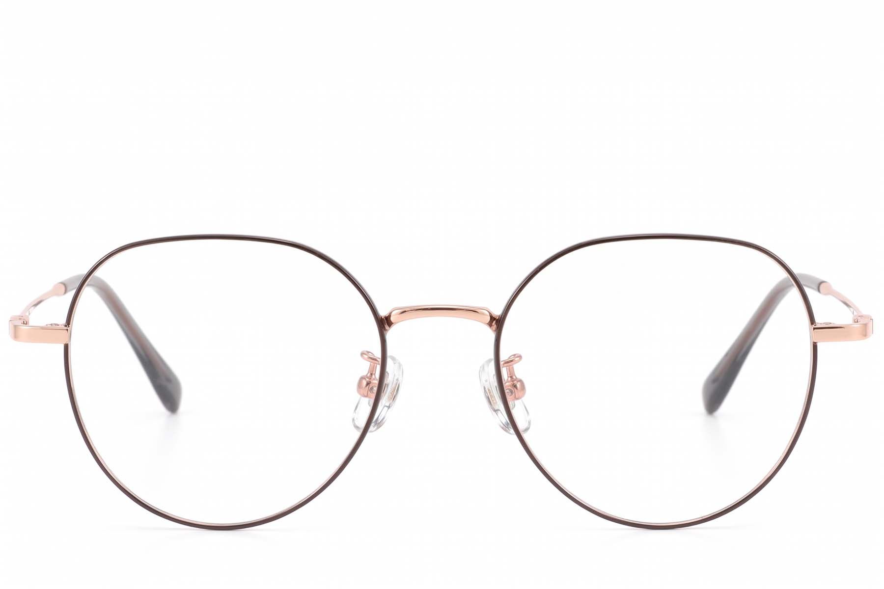 Geometric Pink Titanium Glasses #BS423-0567