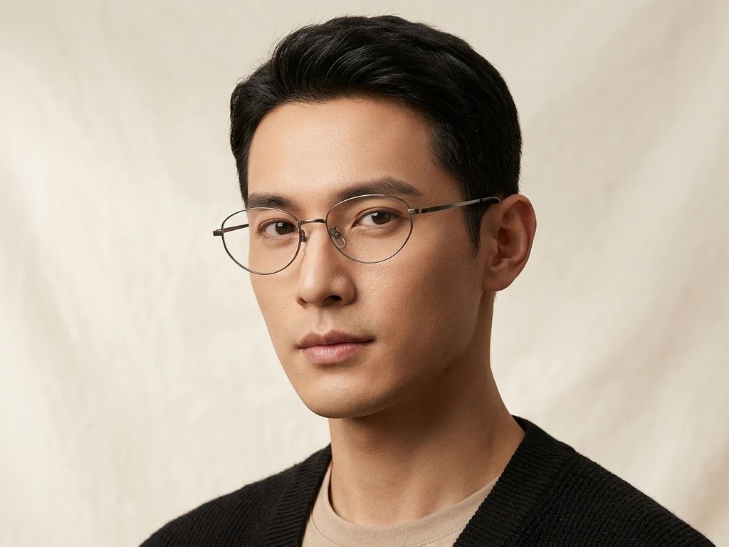 Butterfly Grey Titanium Glasses #BS423-0599