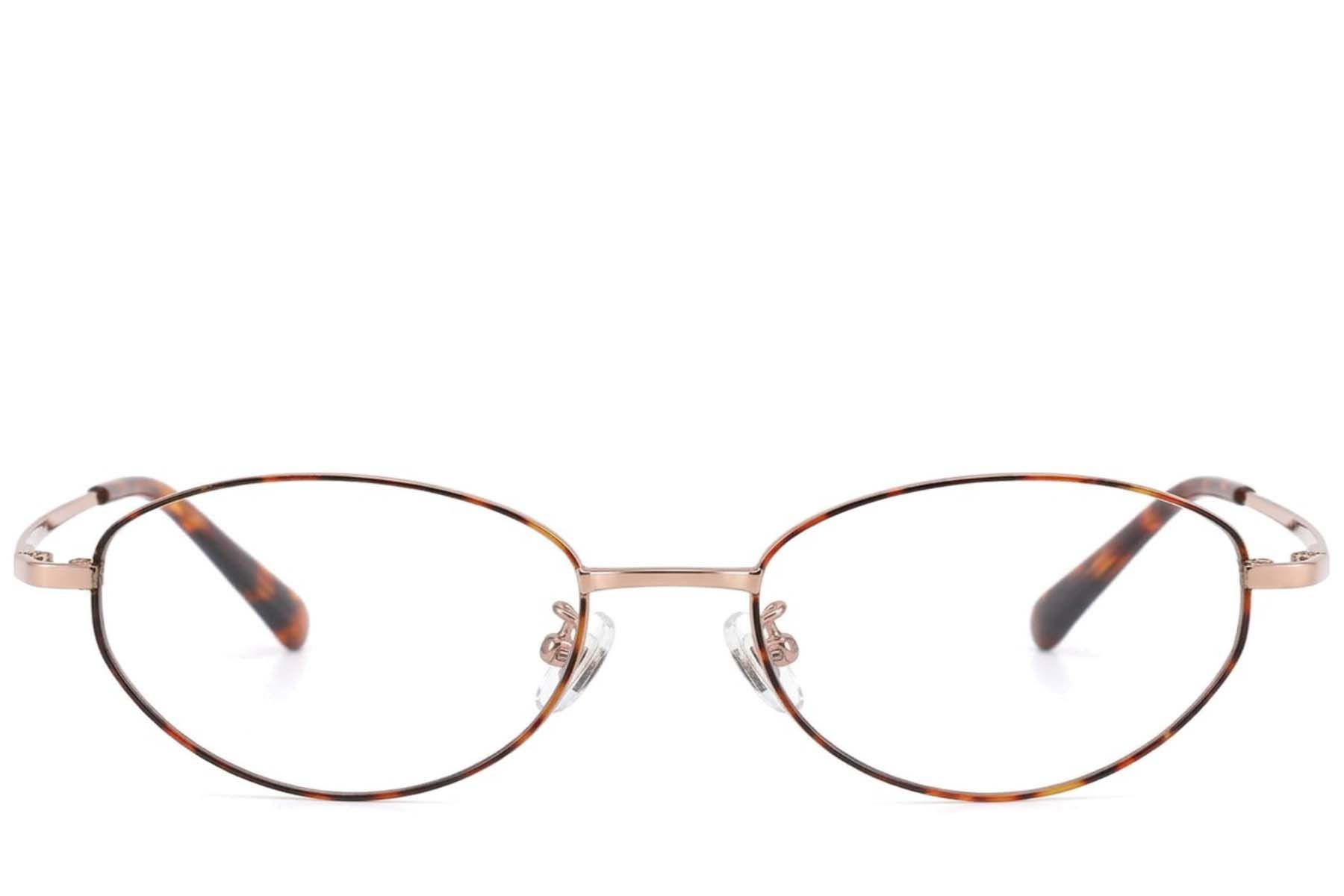 Butterfly Tortoiseshell Titanium Glasses #BS423-0600