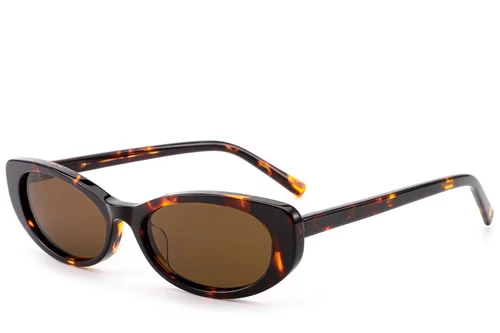 Lunettes de soleil papillon en acétate écaille de tortue #BS522-0251