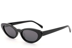 Butterfly Black Acetate Sunglasses #BS522-0271