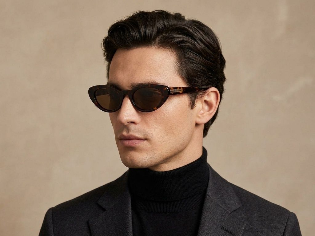 Butterfly Tortoiseshell Acetate Sunglasses #BS522-0274