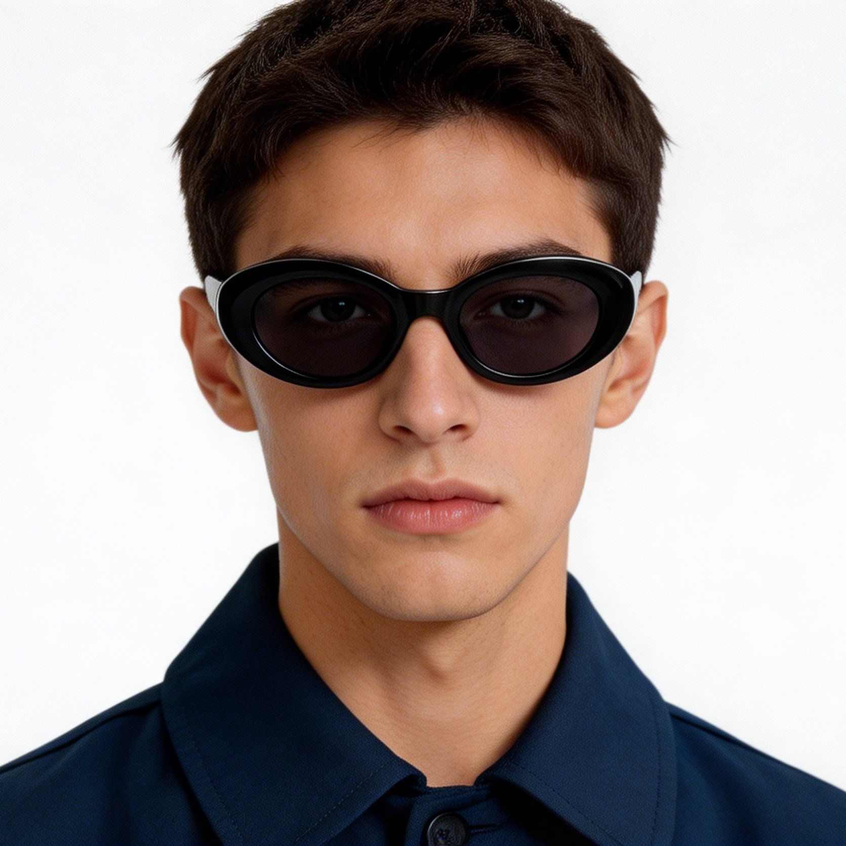 Butterfly Black Acetate Sunglasses #BS522-0275