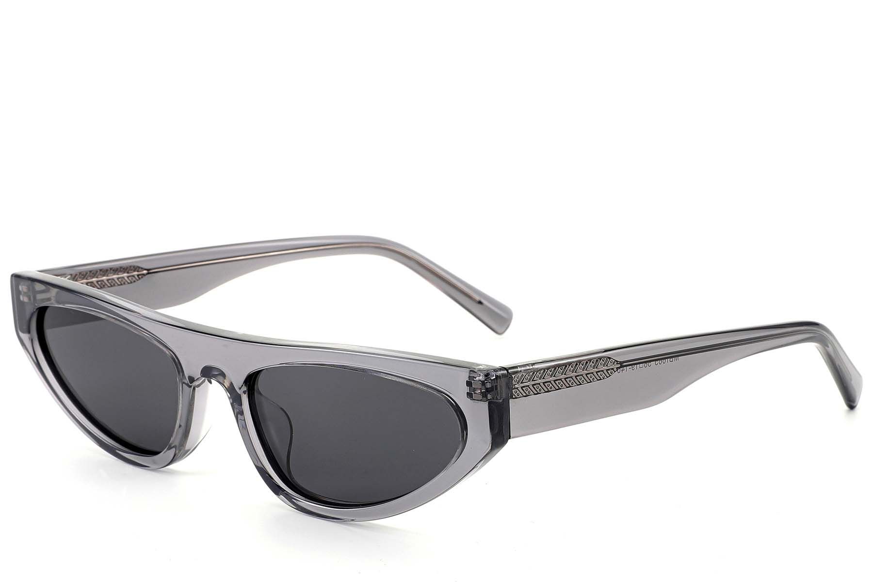 Butterfly Grey Acetate Sunglasses #BS522-0280