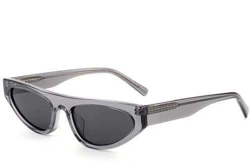 Lunettes de soleil papillon en acétate gris #BS522-0280
