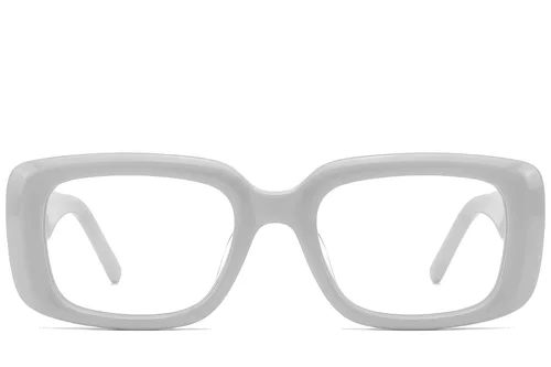 Lunettes rectangulaires en acétate gris #BS522-0285