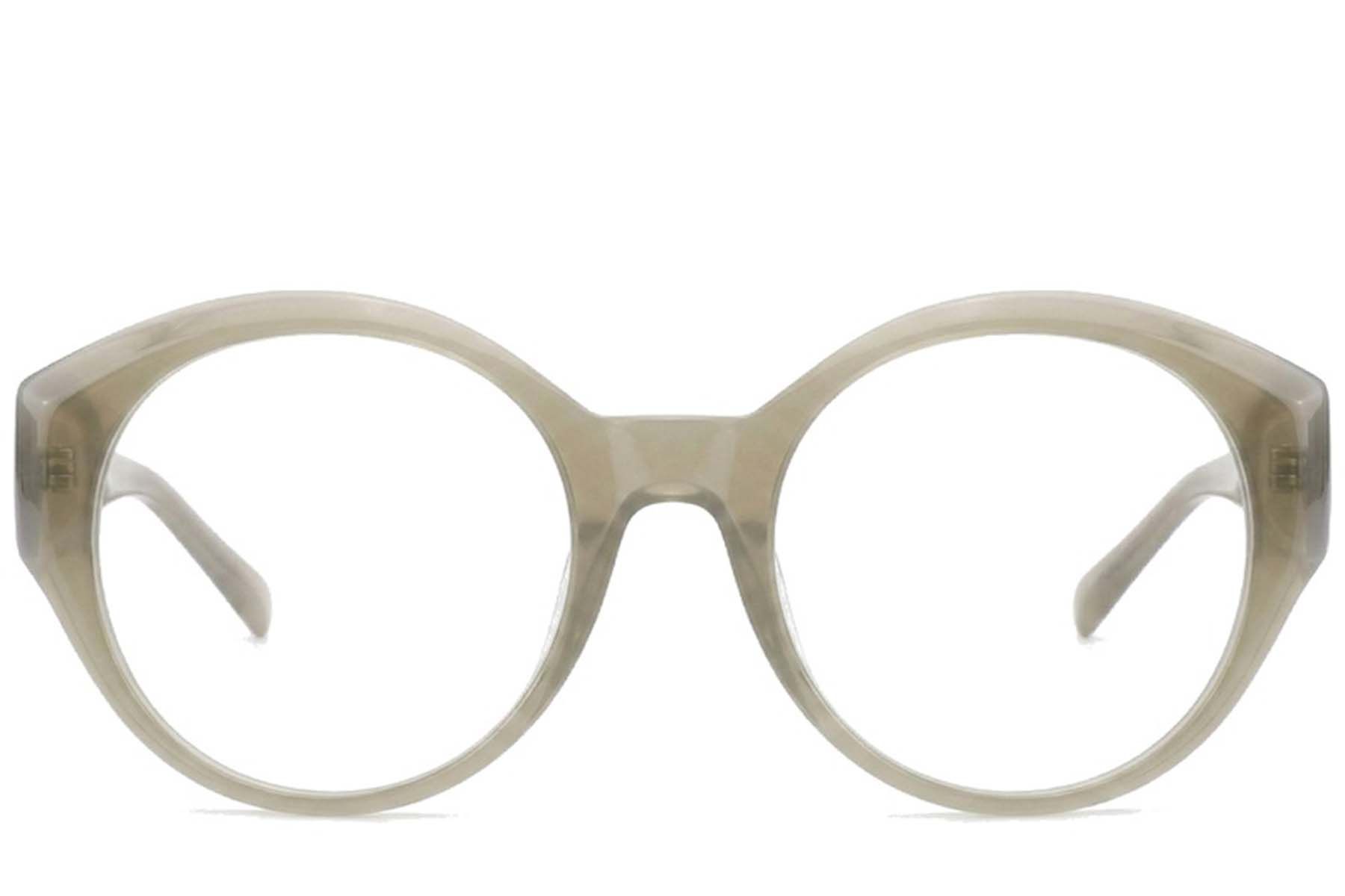 Occhiali ovali in acetato grigio #BS522-0286