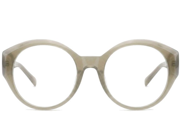 Occhiali ovali in acetato grigio #BS522-0286