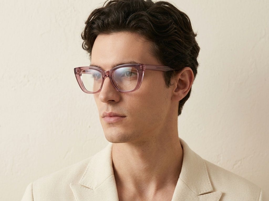 Butterfly Pink Acetate Glasses #BS522-0308