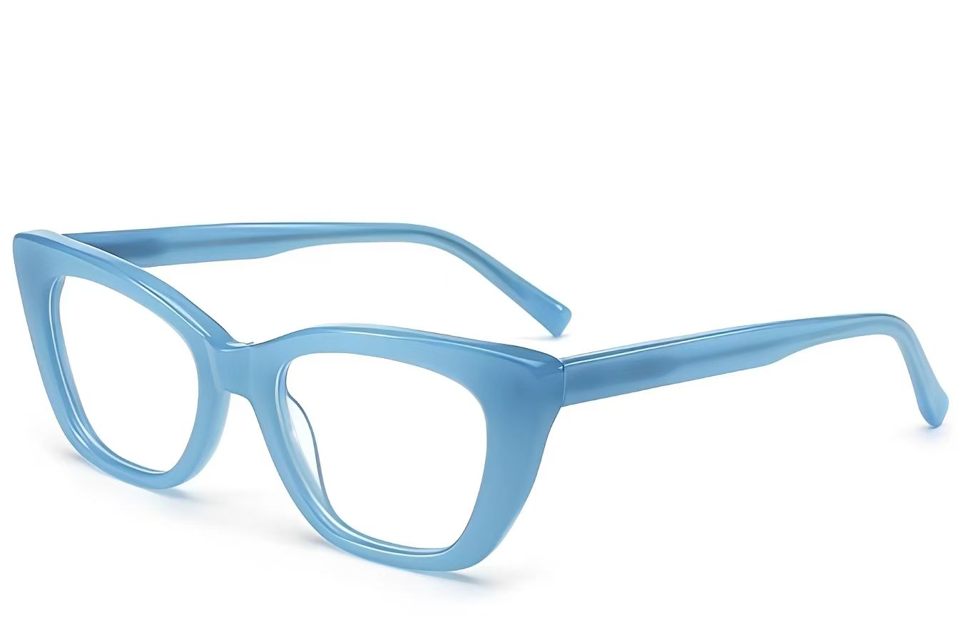 Occhiali in acetato blu farfalla #BS522-0309