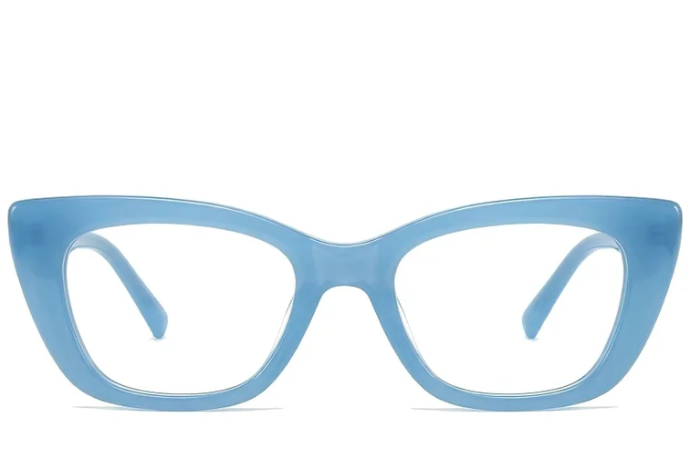 Occhiali in acetato blu farfalla #BS522-0309