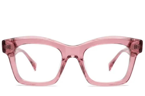 Lunettes en acétate rose papillon #BS522-0311