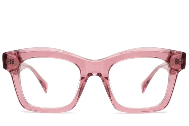 Butterfly Pink Acetate Glasses #BS522-0311