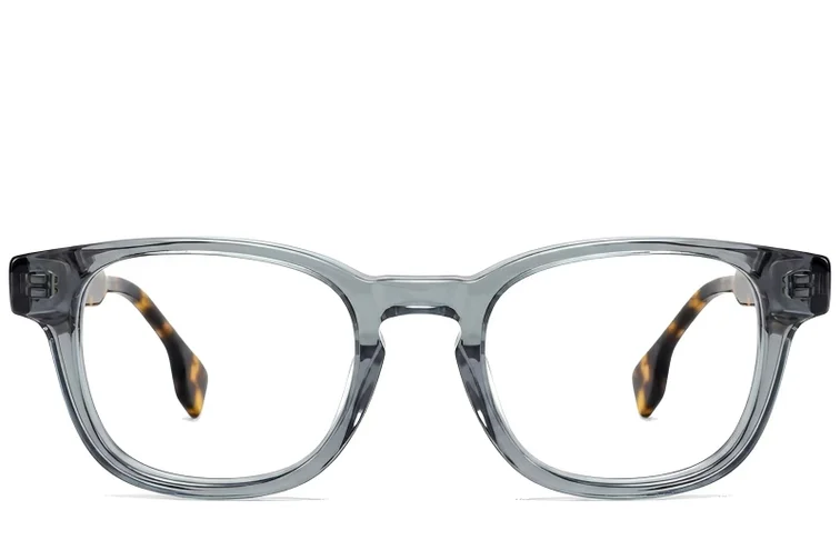 Rectangular Grey Acetate Glasses #BS522-0315