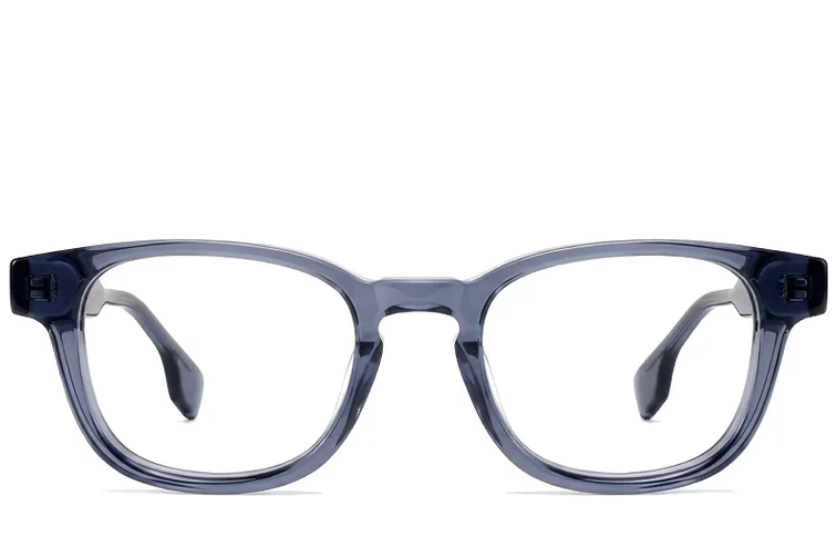 Bicchieri rettangolari in acetato blu #BS522-0317