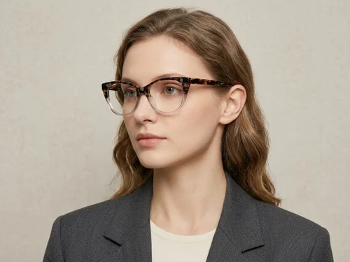 Lunettes en acétate écaille de tortue papillon #BS522-0320