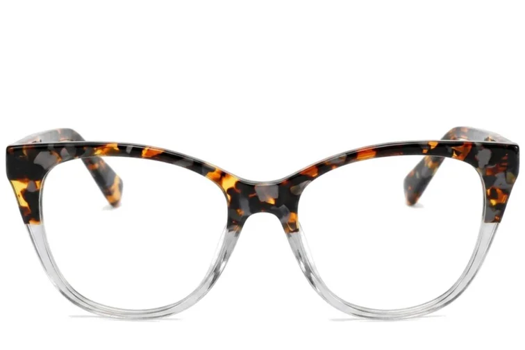 Gafas de acetato con diseño de mariposa y carey #BS522-0320