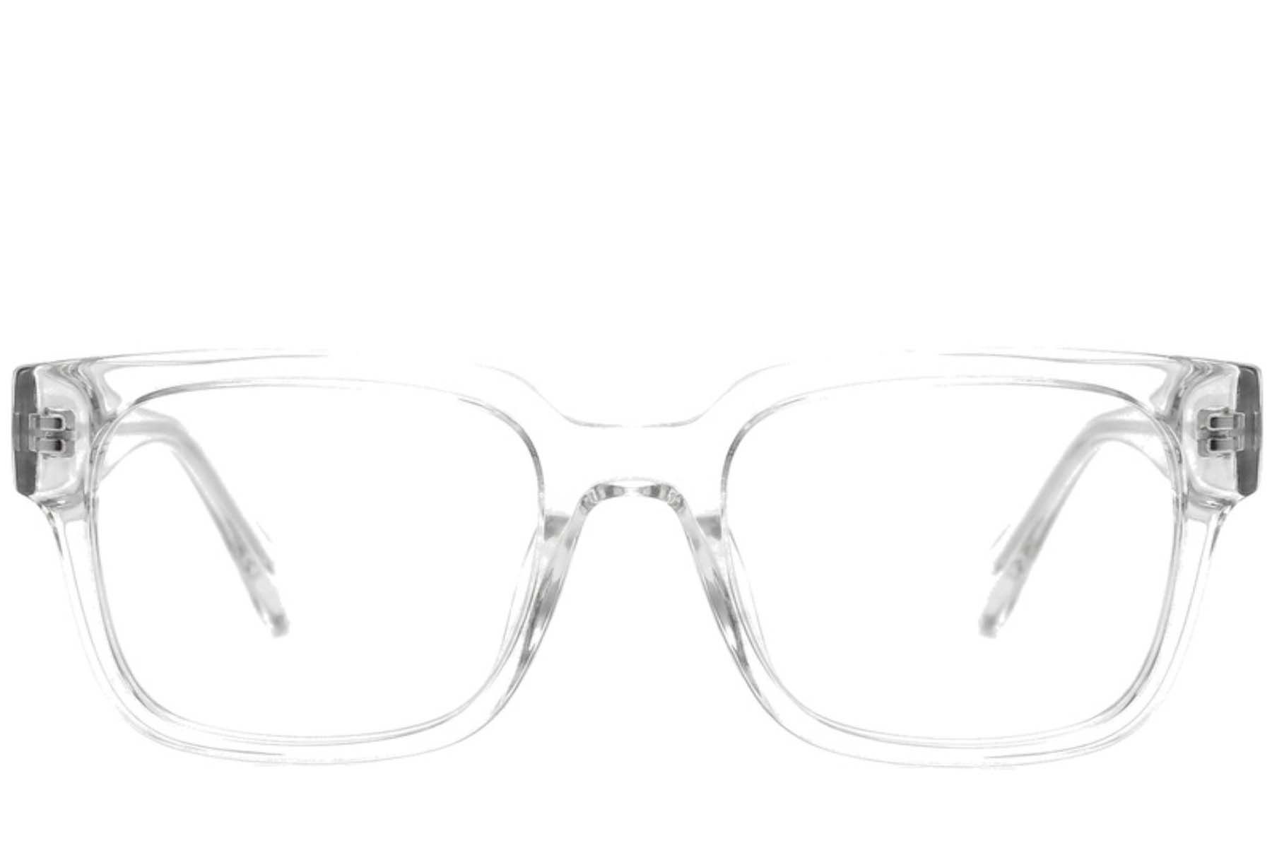 Rectangular Transparent Acetate Glasses #BS522-0322