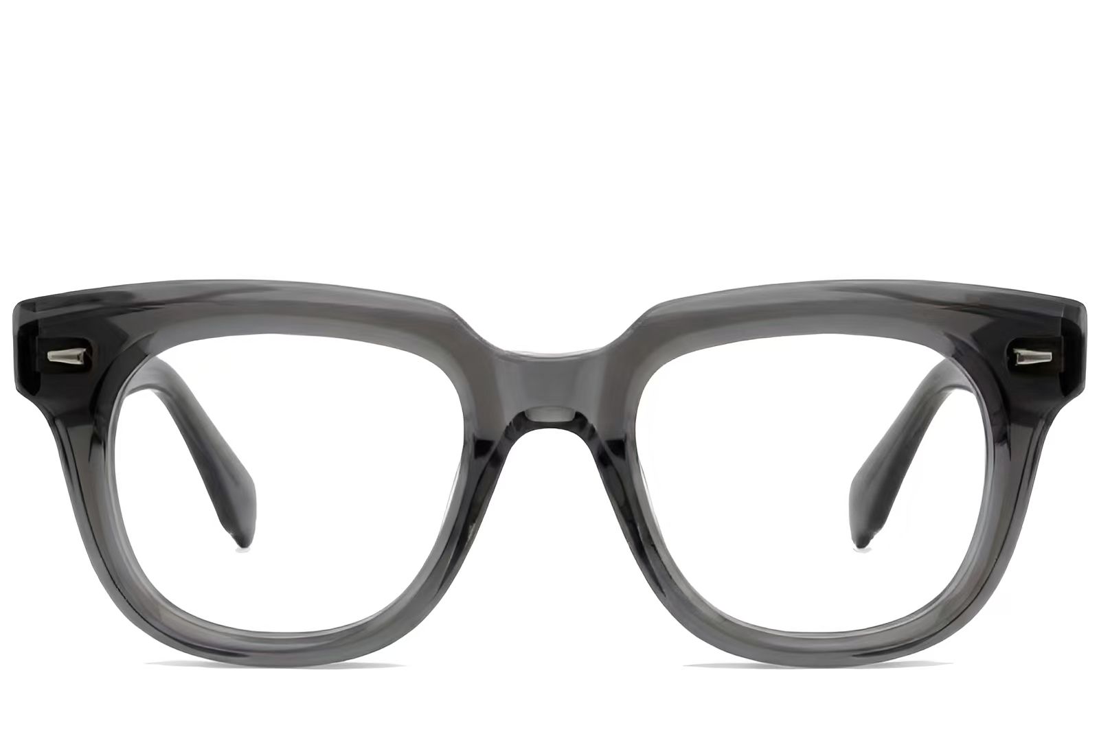 Rectangular Grey Acetate Glasses #BS522-0329