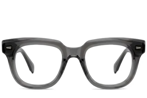 Lunettes rectangulaires en acétate gris #BS522-0329