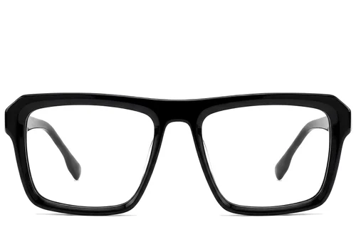 Lunettes aviateur en acétate noir #BS522-0332